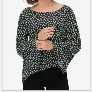 Ruffle Sleeve Top by ellos - Size 1X